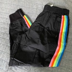 Fabletics Carol Rainbow Stripe Pants - XL - NWT